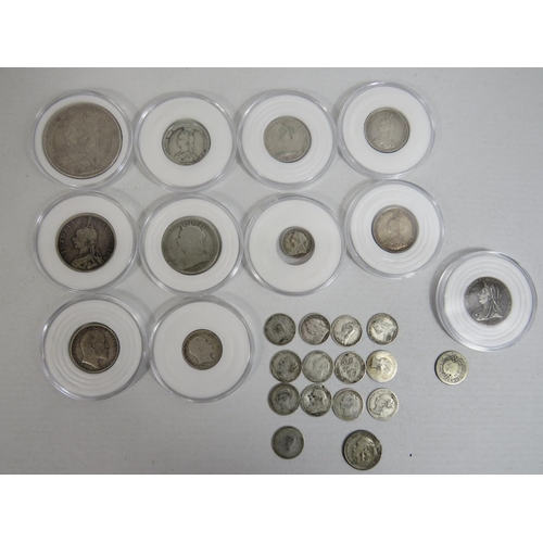 567 - Good and well presented selection of UK Silver content Coins to include a group of Post 1920 coins p... 