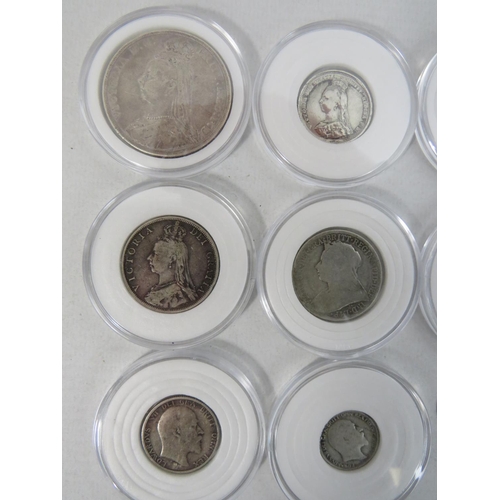 567 - Good and well presented selection of UK Silver content Coins to include a group of Post 1920 coins p... 