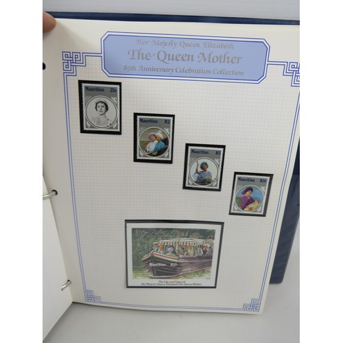 559 - Well filled album of Royal commemorative mint stamps, plus two sparsely filled albums of the same. S... 