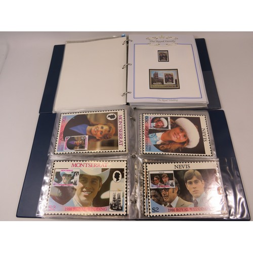 560 - Three well presented  leatherette albums of Royal Family Commemorative Presentation packs /FDC's .  ... 