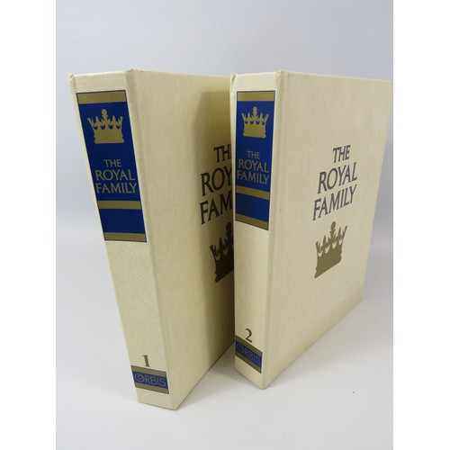 561 - Two Full volumes of the Monthly Magazine 'The Royal Family' by Orbis. See photos.1213