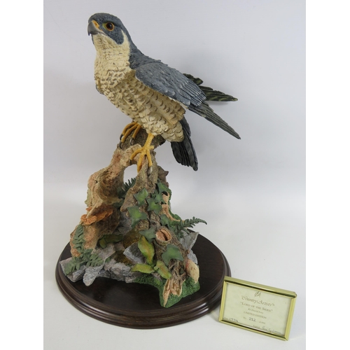 24 - Large Country Artist figurine of a Peregrine Falcon 