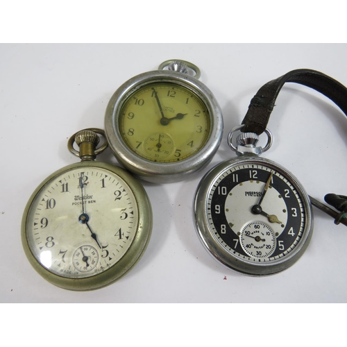 412 - Selection of English Made pocket watches. All for spares or repairs. See photos.