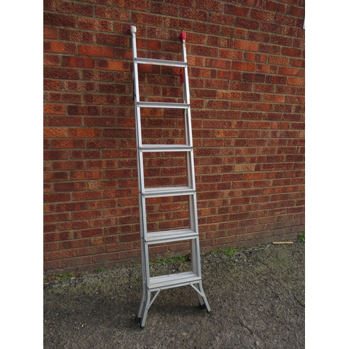 991 - 3 way Aluminum ladders