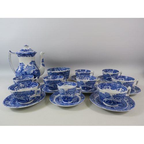 27 - Spode Italian teaset 30 pieces in total.