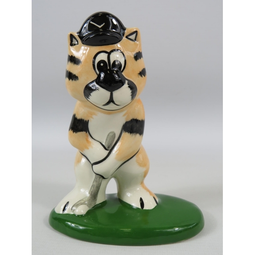 5 - Lorna Bailey Tiger golfing cat.