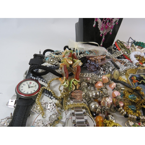 508 - Mixed costume jewellery lot including Necklaces, earrings etc.