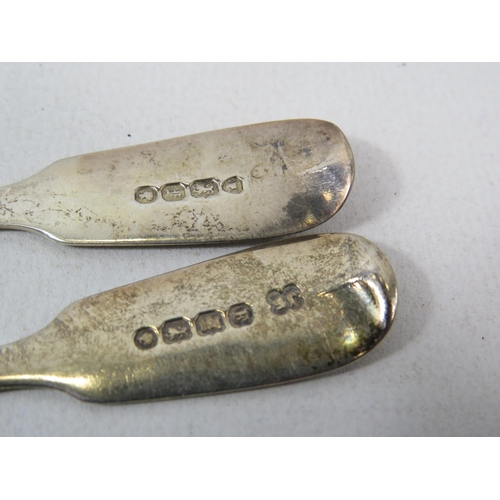 560 - 10 Sterling silver teaspoons, Hallmarks for London and Exeter. Total weight 192.2 grams