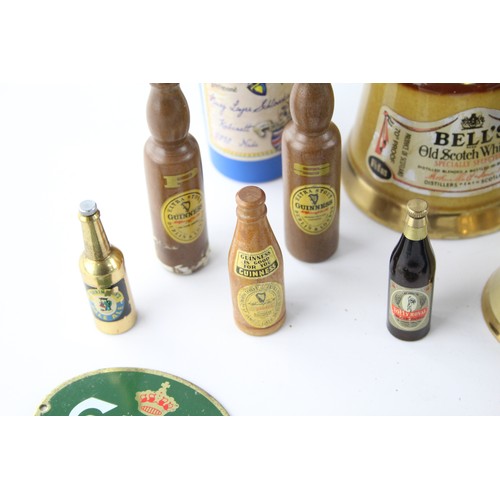 203 - 16 x Assorted BREWERIANA Advertising Collectables Inc Bells, Captain Morgan Etc     698556