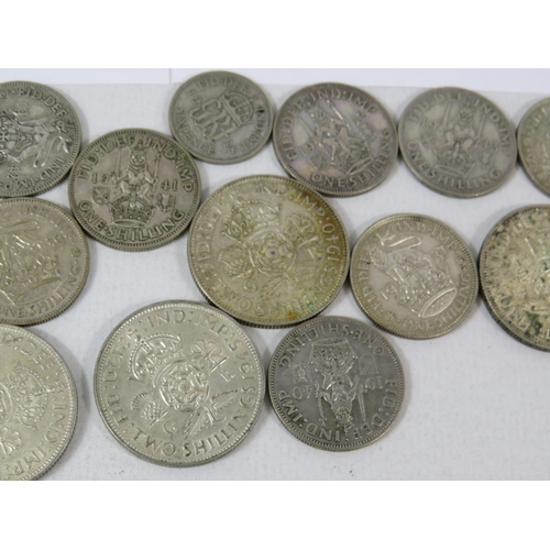 622 - Large collection of uk and foreign coins including some pre 1947 silver coins.