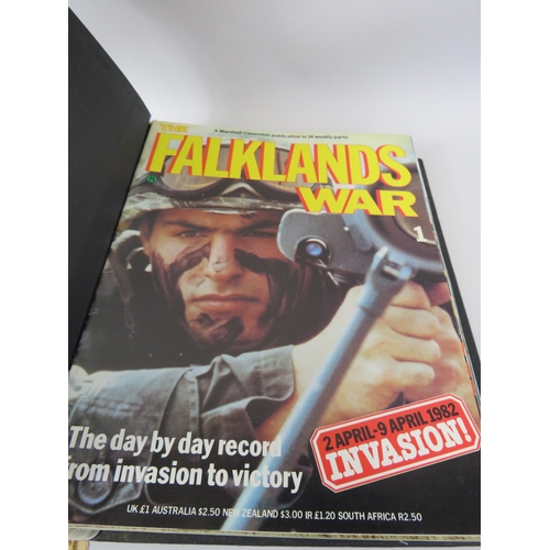 640 - Falklands War magazine set and Sunday Independent commemorative Newspaper.