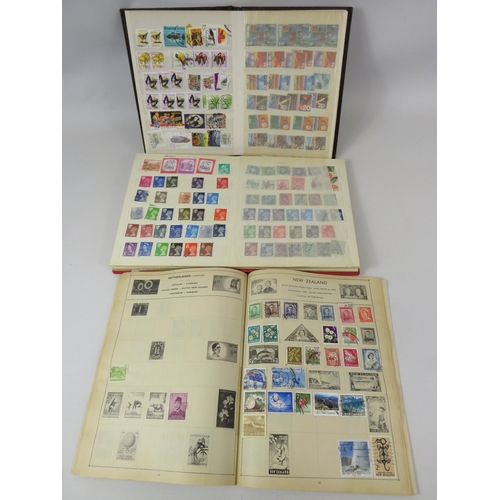 642 - 3 small stamp albums of various world stamps.