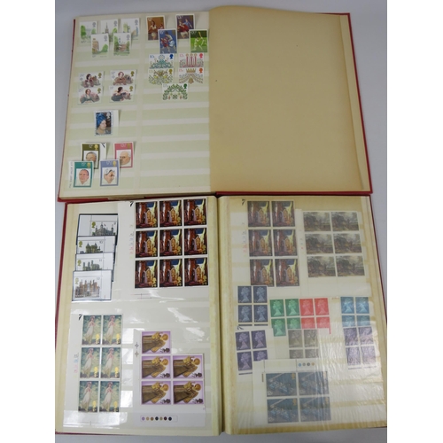 643 - 2 Albums of mint UK stamps.