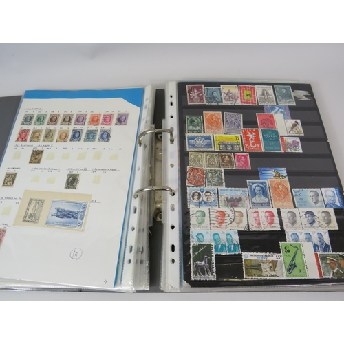 644 - Folder of various world stamps.