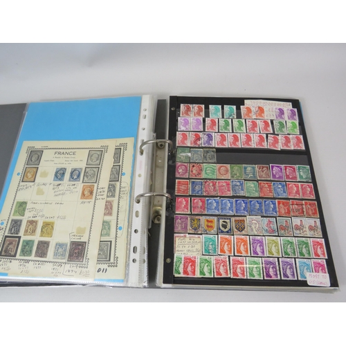 644 - Folder of various world stamps.