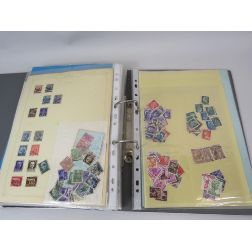 644 - Folder of various world stamps.