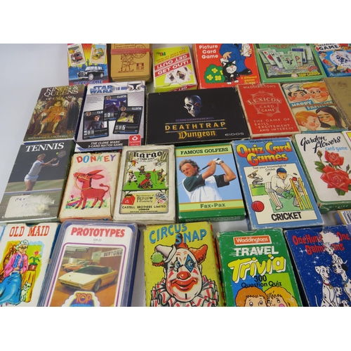 652 - 40 Assorted card games.