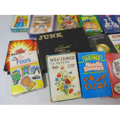 652 - 40 Assorted card games.