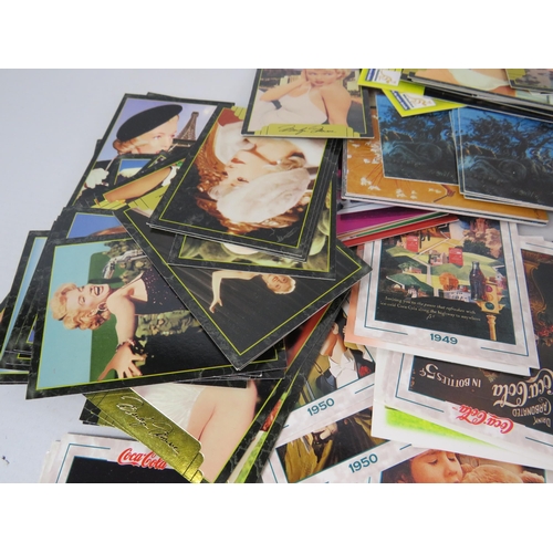 656 - Large collcetion of Collectors cards, Coke cola, Harry Potter, Marilyn Munroe etc.