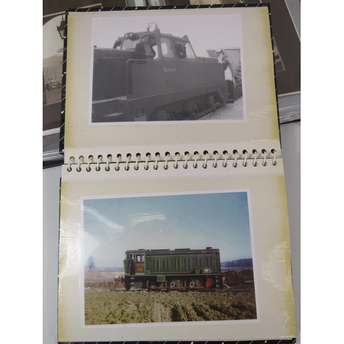 663 - Album of vintage Scunthorpe Steel works photos etc.