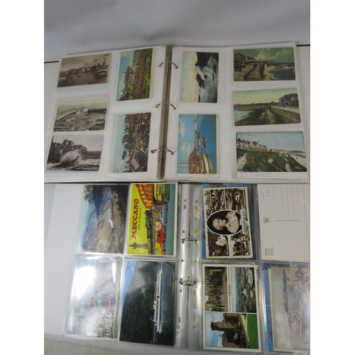 673 - 250+ Postcards mainly coastal towns and steam trains etc.