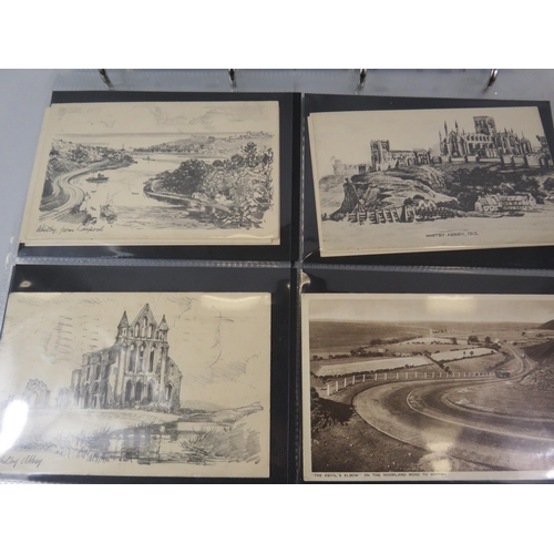 675 - 300+ vintage and modern postcards of Whitby.