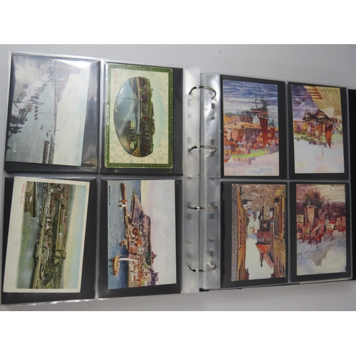 676 - 250+ Vintage and modern postcards of Whitby.