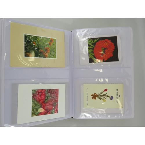 685 - Album of Poppy flower related postcards, greetings cards etc.