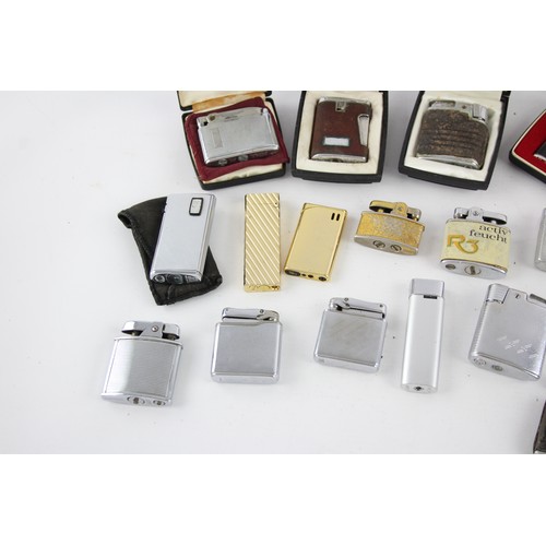 235 - Job Lot Assorted RONSON & COLIBRI Cigarette  Lighters inc Boxed, Varaflame etc     567122