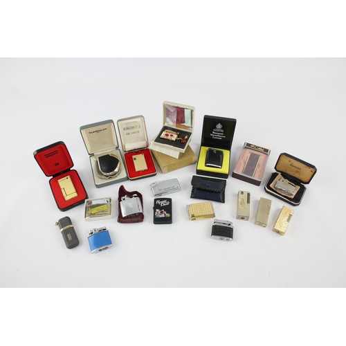 241 - 18 x Assorted BRANDED Cigarette LIGHTERS Inc Kingsway, Ronson, Colibri Etc     567126