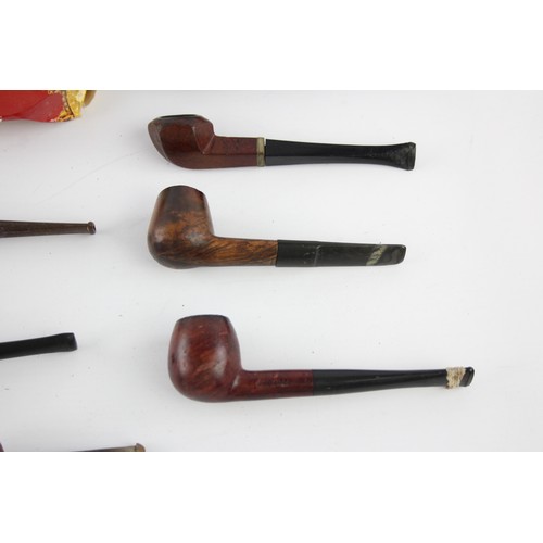 245 - 8 x Assorted Vintage Estate SMOKING PIPES Inc Apollo, Boxed, Darvill      628588