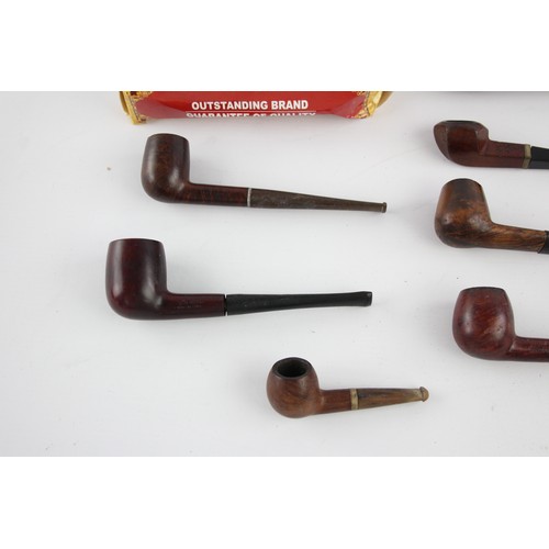 245 - 8 x Assorted Vintage Estate SMOKING PIPES Inc Apollo, Boxed, Darvill      628588