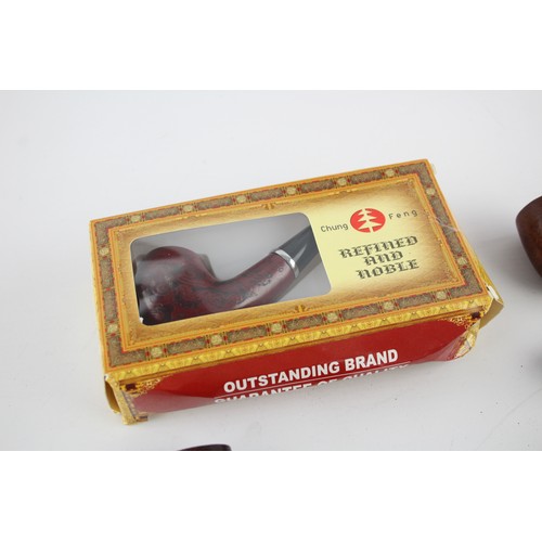 245 - 8 x Assorted Vintage Estate SMOKING PIPES Inc Apollo, Boxed, Darvill      628588