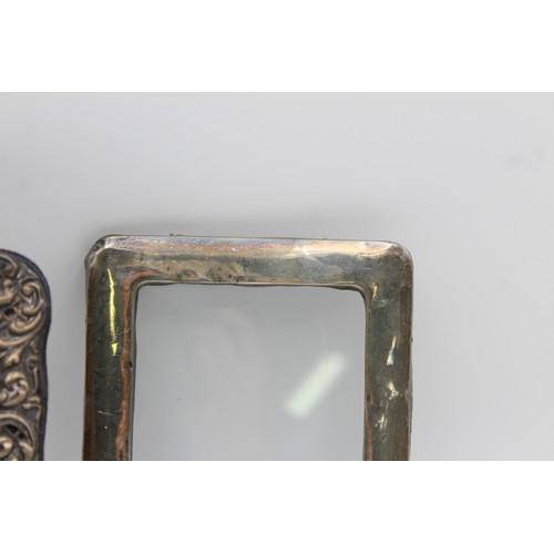 252 - 2 x Antique Hallmarked .925 STERLING SILVER Photo Frames (410g)     567618