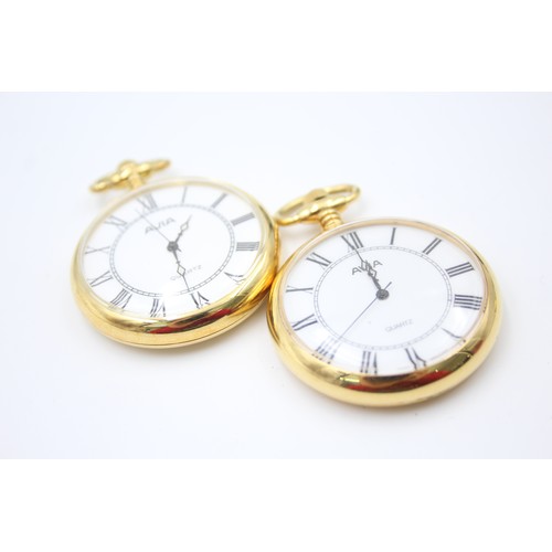 261 - 12 x Assorted Gents Collectors POCKET WATCHES Quartz Inc. Assorted Designs Etc.     206749