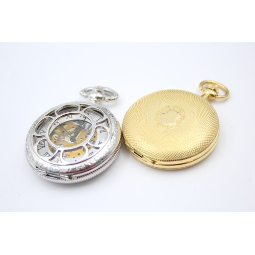 261 - 12 x Assorted Gents Collectors POCKET WATCHES Quartz Inc. Assorted Designs Etc.     206749