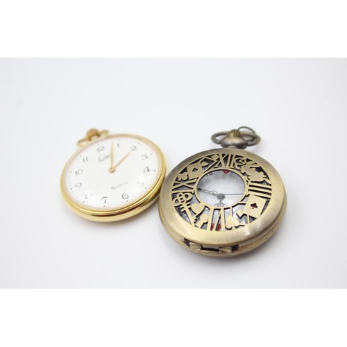 261 - 12 x Assorted Gents Collectors POCKET WATCHES Quartz Inc. Assorted Designs Etc.     206749