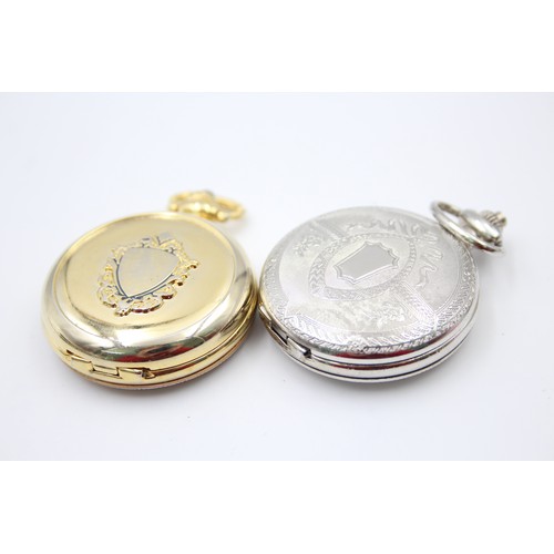 265 - 10 x Assorted Gents Collectors POCKET WATCHES Quartz Inc. Assorted Designs Etc.     206745