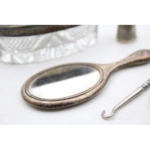 266 - 6 x Antique / Vintage Hallmarked .925 STERLING SILVER Ladies Vanity (64g)     665202