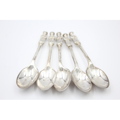 270 - 6 x Vintage Hallmarked 1939 London STERLING SILVER Apostle Teaspoons (52g)     694196