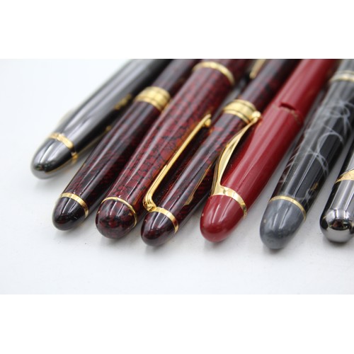 275 - 10 x Assorted Presentation FOUNTAIN PENS Inc Gold Plate Nibs, Jaguar Etc      567467