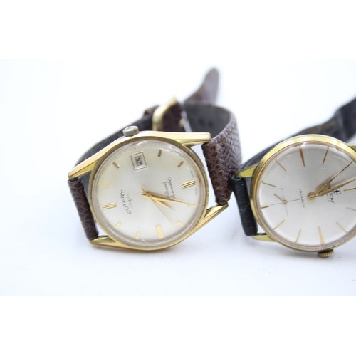 291 - 3 x Vintage Gents WRISTWATCHES Hand-Wind/Automatic WORKING Inc. BULOVA Etc.     206875