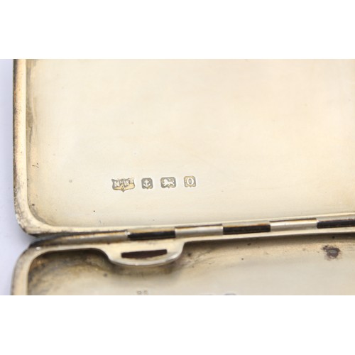 300 - Antique Hallmarked 1913 Birmingham STERLING SILVER Cigarette Case (81g)     694166