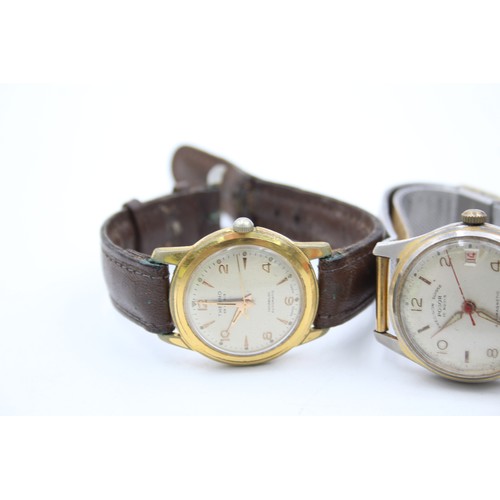 307 - 3 x Vintage Gents c.1960s WRISTWATCHES Hand-Wind WORKING Inc. THERNO Etc.     206904