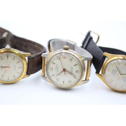 307 - 3 x Vintage Gents c.1960s WRISTWATCHES Hand-Wind WORKING Inc. THERNO Etc.     206904