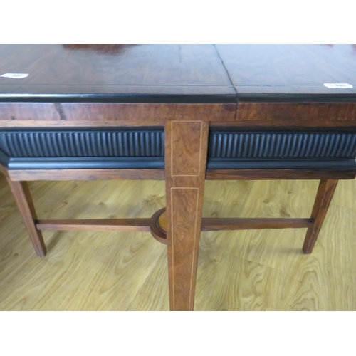 954 - Late 19th Century 
Rosewood Octagonal topped table. Decorated with inlaid Marquetry panels and inlay... 