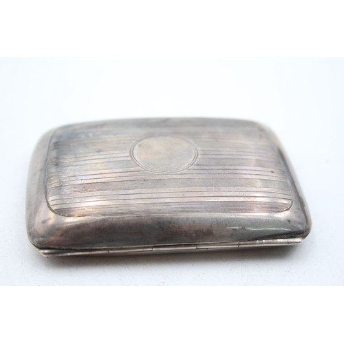 313 - Antique Hallmarked 1923 Birmingham STERLING SILVER Cigarette Case (51g)     694167