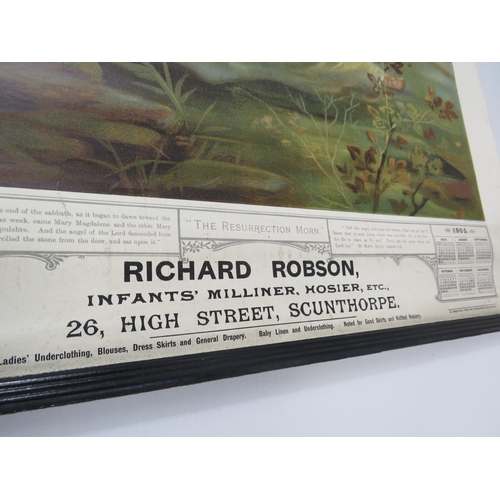 695 - 1905 Calendar poster for Richard Robson 26 High st, Scunthorpe.