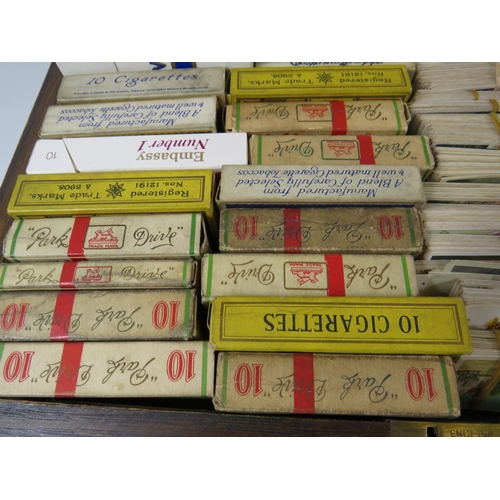 697 - Large quantity of Cigarette cards in original boxes plus a large quantity of Loose cards all in a vi... 