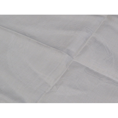 740 - Antique Irish linen White Star line linen sample table cloth. 65cm by 100cm
(PROVISIONAL)